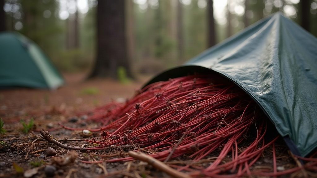 Red Pine Needles as Ground Insulation: Cool-Weather Camping Guide
